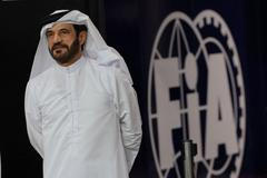 Prezident Mezinárodní automobilové federace (FIA) Muhamad Sulajím
