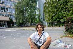 Matěj Krajíček, student, umělec, výtvarník, mozaika