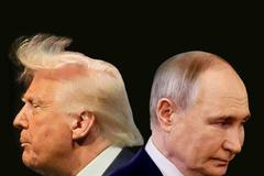 koláž - Trump, Putin