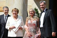 Bayreuth, Wagnerův Festival, Angela Merkelová, Markus Soeder