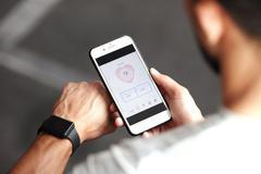 zdraví biohacking centrum poutání ilustrace mobil