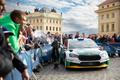 Středoevropská rallye, mistrovství světa, start na Hradčanském náměstí v Praze