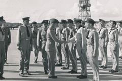 Nástup československé jednotky na Blízkém východě