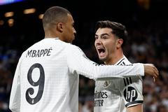 Kylian Mbappé, Brahim Diaz (Real Madrid, Liga mistrů)