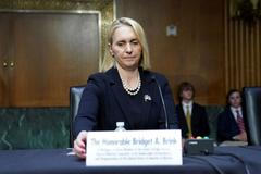 FILE PHOTO: Senate hearing on nomination of Bridget Brink to be U.S. ambassador to Ukraine, in Washington