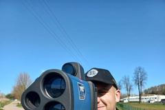 policie měření rychlosti Speed Marathon