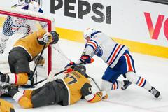 NHL: Edmonton Oilers at Vegas Golden Knights