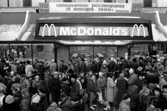 mcdonald´s moskva fast food restaurace sovětský svaz