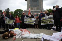 Polsko Ukrajina protest aktivisti