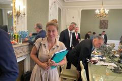 Ministryně spravedlnosti Eva Decroix v červnu 2025 na jednání v Senátu.