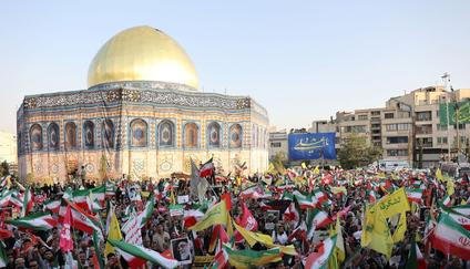 Teherán Írán demonstrace proti Izraeli