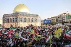 Teherán Írán demonstrace proti Izraeli
