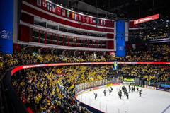 MS 2025 Švédští hokejisté děkují fanouškům