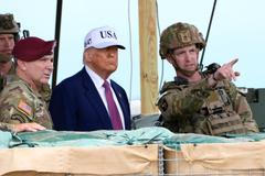Fort Bragg, USA, Donald Trump. armáda, základna, vojáci