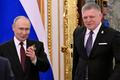 Russian President Vladimir Putin meets with Slovak Prime Minister Robert Fico at the Kremlin in Moscow