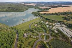 Vizualizace toho, jak by měla vypadat vodní nádrž Kryry.