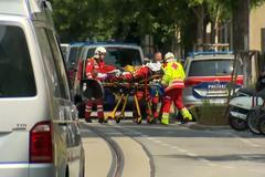 Zásah policistů a záchranářů po střelbě v rakouském Grazu