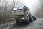 Armádní náklaďák Tatra vyrobený v kopřivnické továrně Tatra Trucks