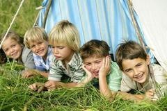 tábor děti program stan