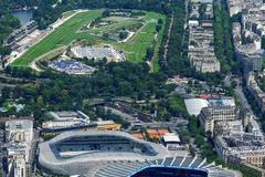 Aerial view of Paris