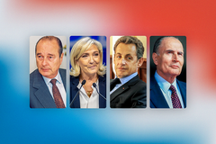 Medailonek francouzských politiků - Ikona, poutak