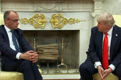 Friedrich Merz a Donald Trump ohledně ukončení války na Ukrajině