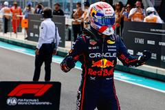 Max Verstappen v Red Bullu slaví triumf v kvalifikaci na Velkou cenu Miami F1 2025