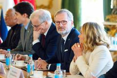 Petr Fiala summit Londýn