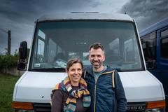 rychtaříková, rychtařík, obytná auta, nomádi, cestování, dodávka