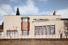 vila, funkcionalismus, architektura, Barrandov