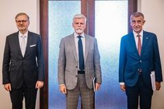 Petr Pavel, prezident, Petr Fiala, premiér, ODS, Andrej Babiš,