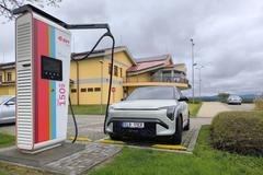 KIA EV3 alpský test