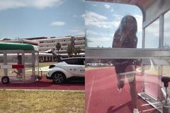 Letní trénink skeletonistky Valentiny Margagliové