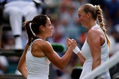 Emma Navarrová a Petra Kvitová, Wimbledon 2025