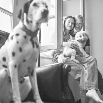 Viktor Tauš s přítelkyní Kristinou