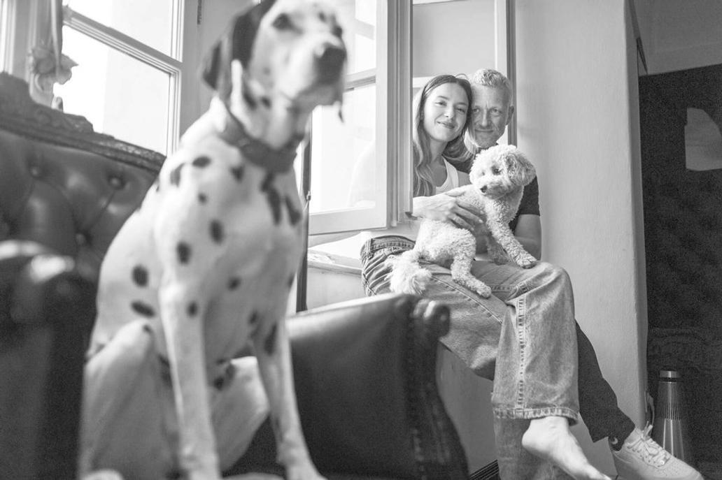 Viktor Tauš s přítelkyní Kristinou