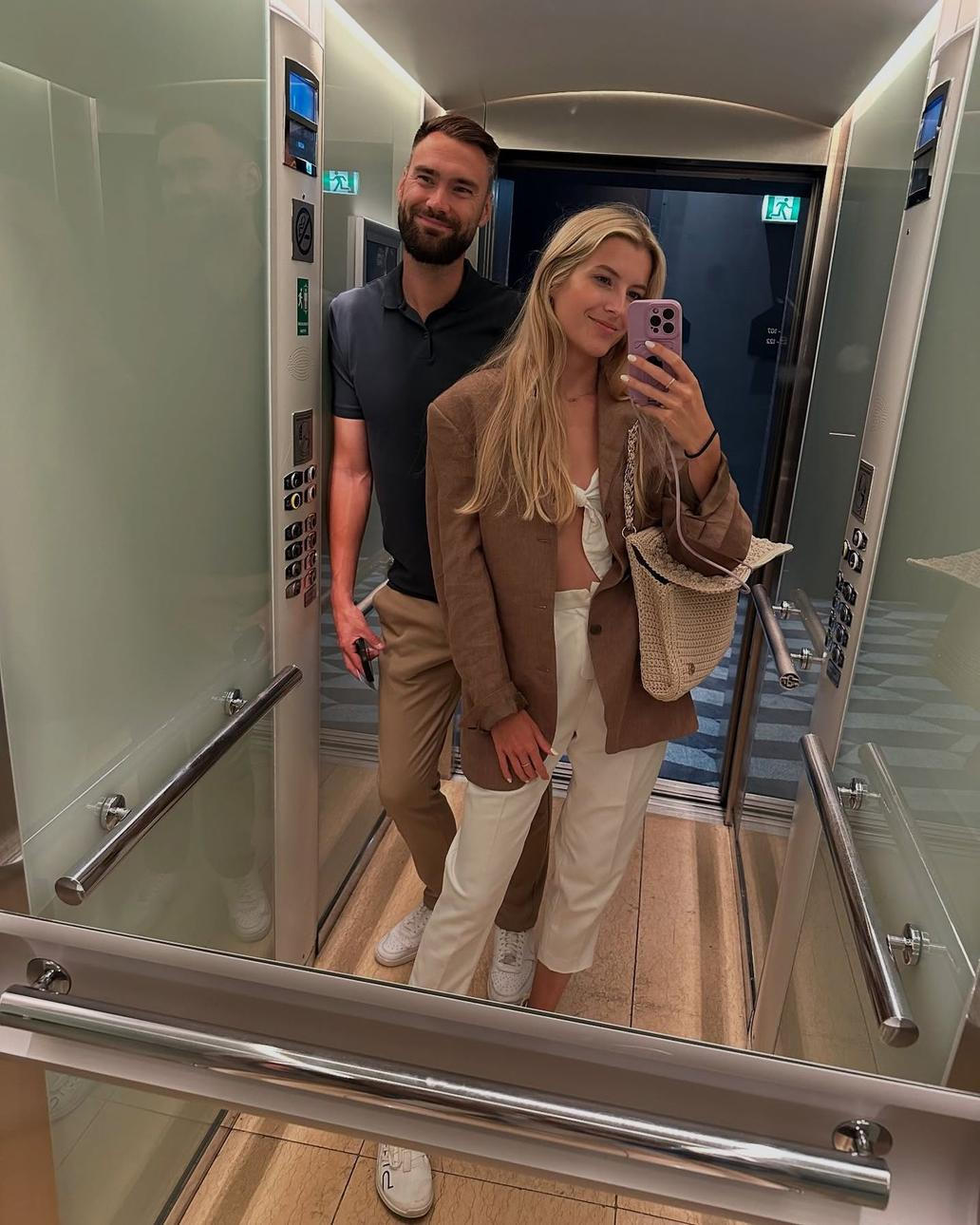 Jitka Nováčková s partnerem Timem Jitka Nováčková s partnerem Timem