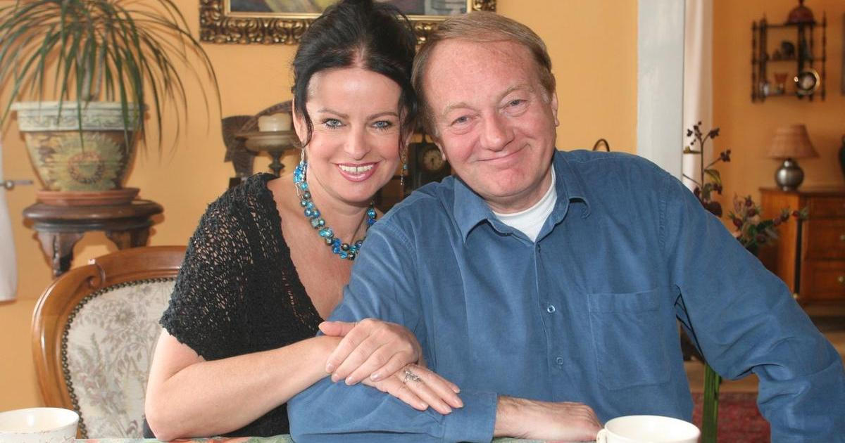 Luděk Sobota s manželkou Adrienou