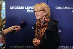 Helena Válková ve volebním štábu ANO