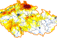 Týden po týdnu. Prohlédněte si mapy, jak se od června mění vlhkost půdy v Česku