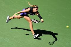 Petra Kvitová v zápase 2. kola US Open 2019