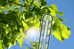 Vedro / Horko / Teploměr / Počasí / Teplota / Léto / Ilustrační snímek