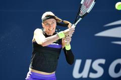 Petra Kvitová v zápase 2. kola US Open 2019