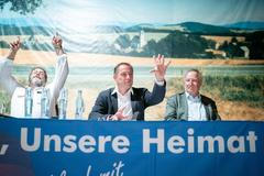 Ukradli vám revoluci! Zvolte nás a mi vám ji vrátíme. Předvolební mítink Alternativy pro Německo. Spitzkunnersdorf, Sasko, 20. srpna 2019.