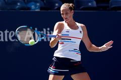 Karolína Plíšková v 1. kole US Open.