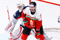 Maďarský útočník János Vas na MS 2016 v Petrohradu