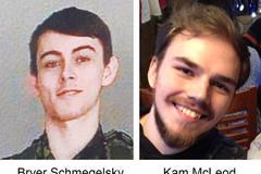 Dva kanadští mladíci podezřelí z trojnásobné vraždy.