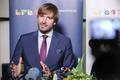 Ministr zdravotnictví Adam Vojtěch, tisková konference, portrét, 2. 4. 2019