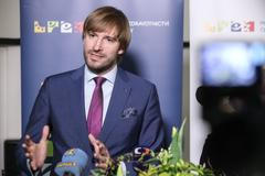 Ministr zdravotnictví Adam Vojtěch, tisková konference, portrét, 2. 4. 2019