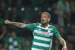 fotbal, Fortuna:Liga 2019/2020, Bohemians - Olomouc, střelec vítězného gólu Daniel Bartek